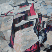 Pumula Rocks oil on canvas 915mm x 915mm