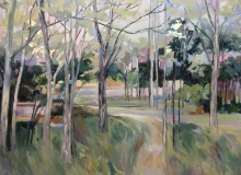 Glimmering Fragments of the Mist - oil on canvas 910mm x 1200mm