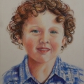 Portrait of a boy - 380mm x 300mm Pastel on Canson Suede