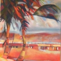 Hot Palms - oil on canvas - 765mm x 610mm